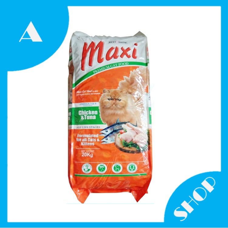 Maxi Premium Cat Food Chicken & Tuna 20kg Shopee Malaysia