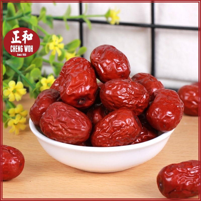 新疆红枣中无硫 Red Dates Size M 1kg Kurma Merah Premium Grade