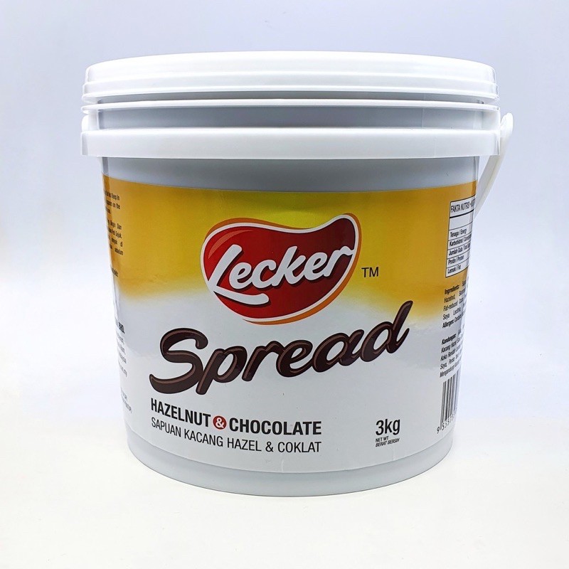lecker Spread chocolate halzenut spread 3kg
