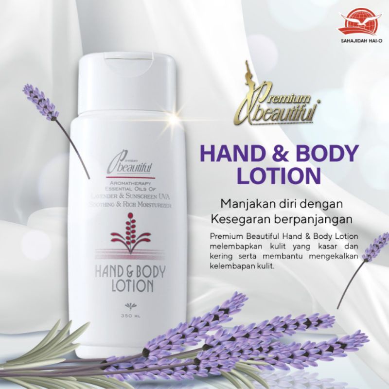 1 botol Losyen Hand & Body Lotion PB EXP Nov 2027 Premium Beautiful (350ml) Lavender Readystock FAST delivery