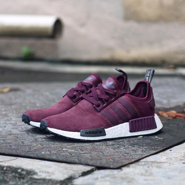 adidas nmd in maroon