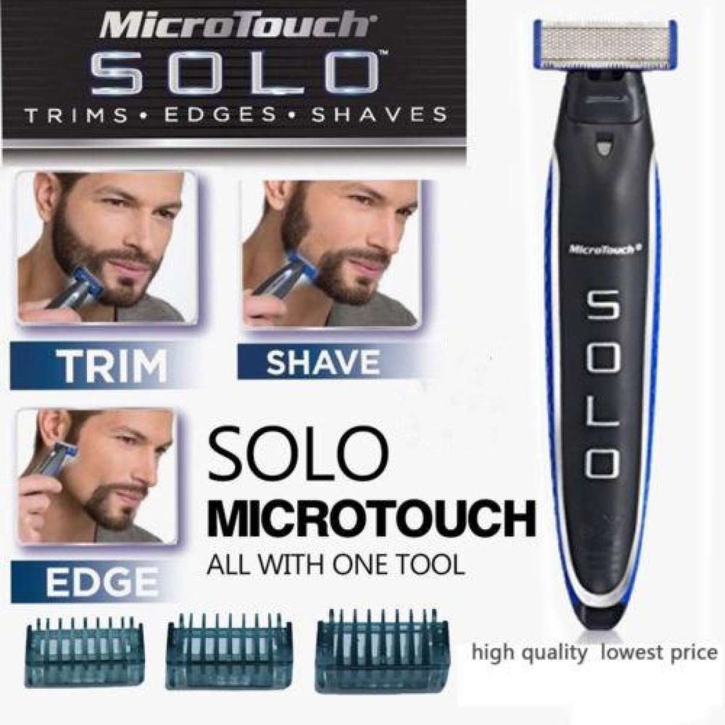 solo micro touch shaver