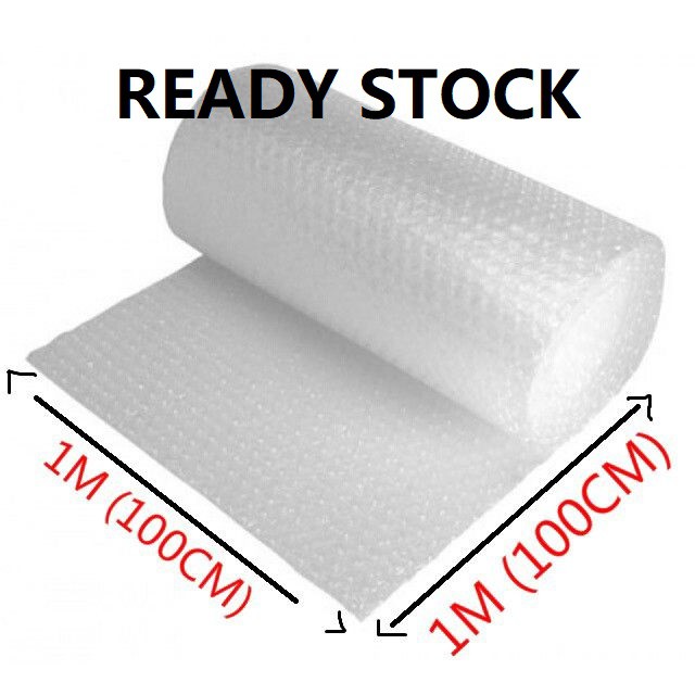 Bubble Wrap Single Layer 1Meter X 1Meter / Extra Bubble Wrap / Bubble