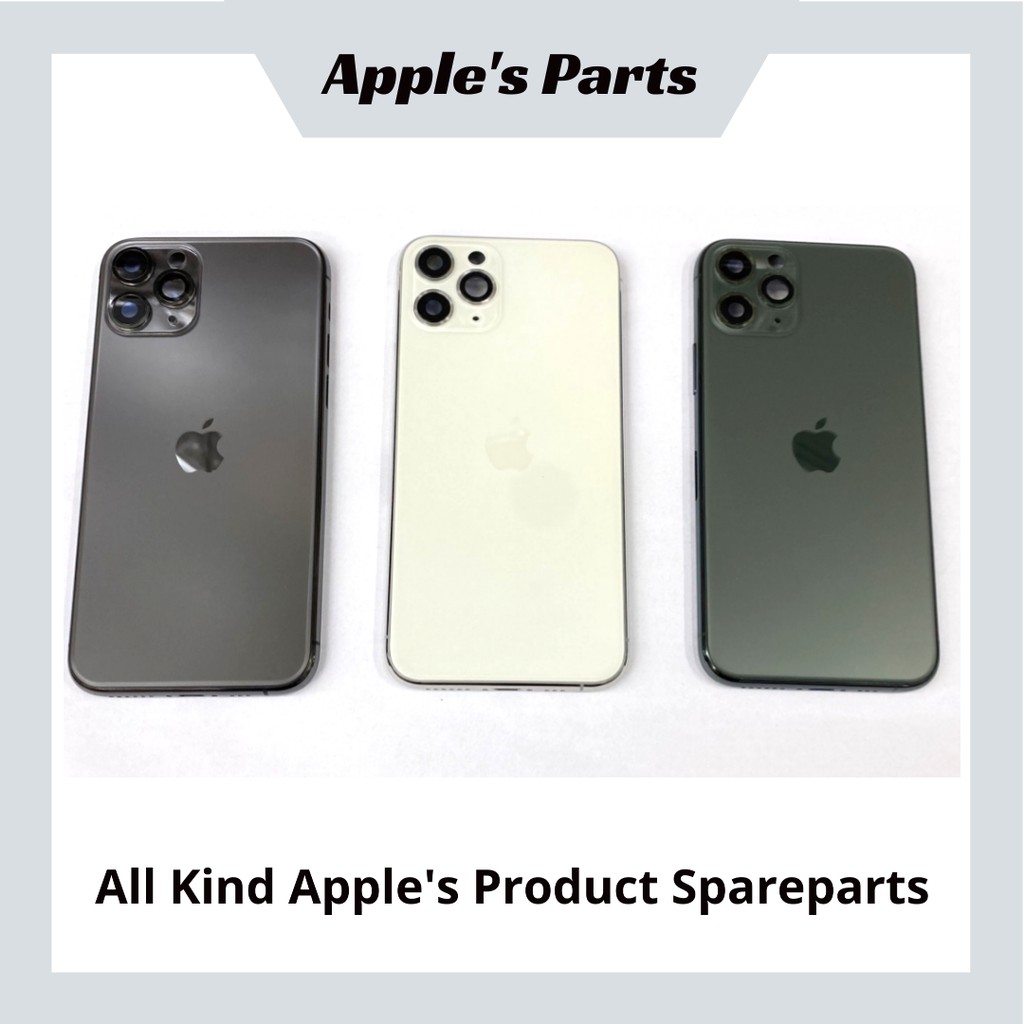 Apple Original Iphone 11 Pro 11 Pro Max Full Set Housing Body Midnight Green White Gold Black Camera Lens Shopee Malaysia