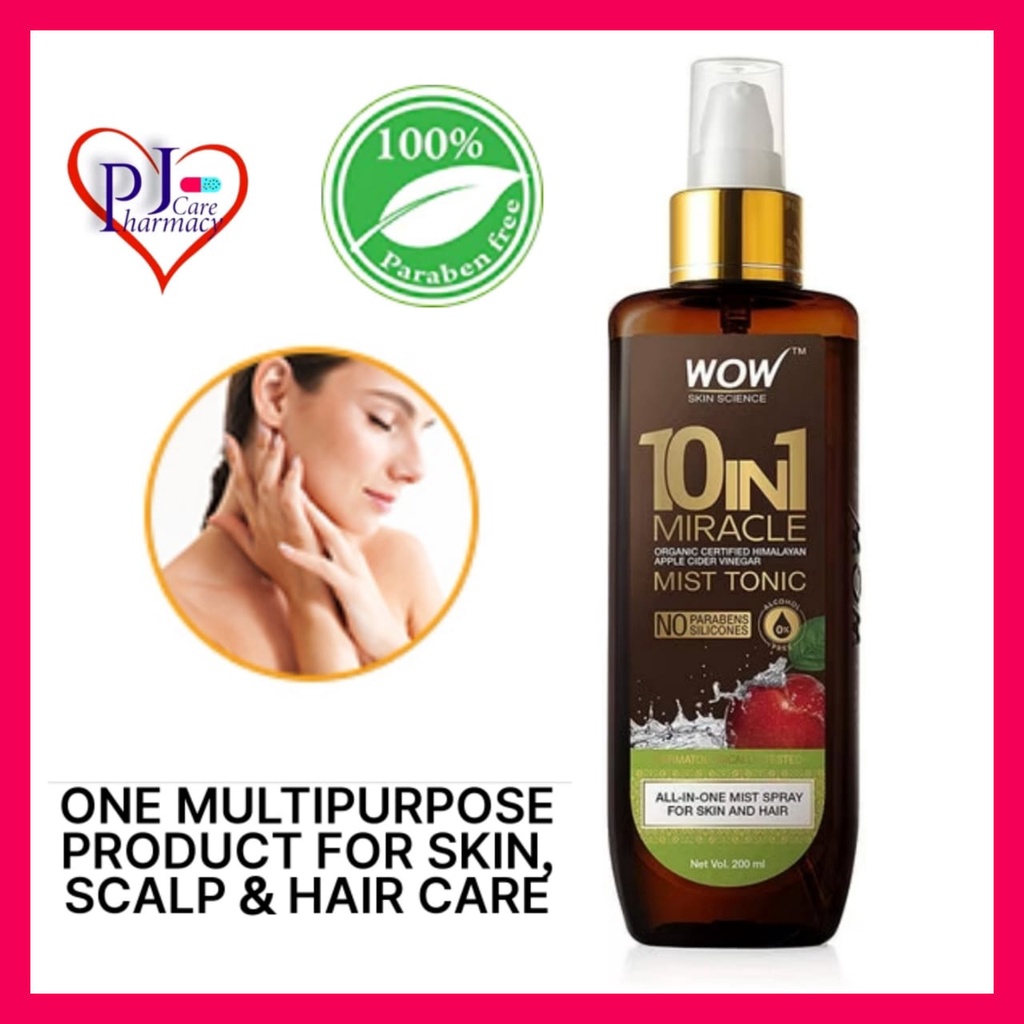 🔥PROMO🔥WOW Skin Science 10in1 Miracle Apple Cider Mist Tonic/Toner 200ml  [Exp 01/2024] Skin, scalp & hair/Multi-purpos | Shopee Malaysia