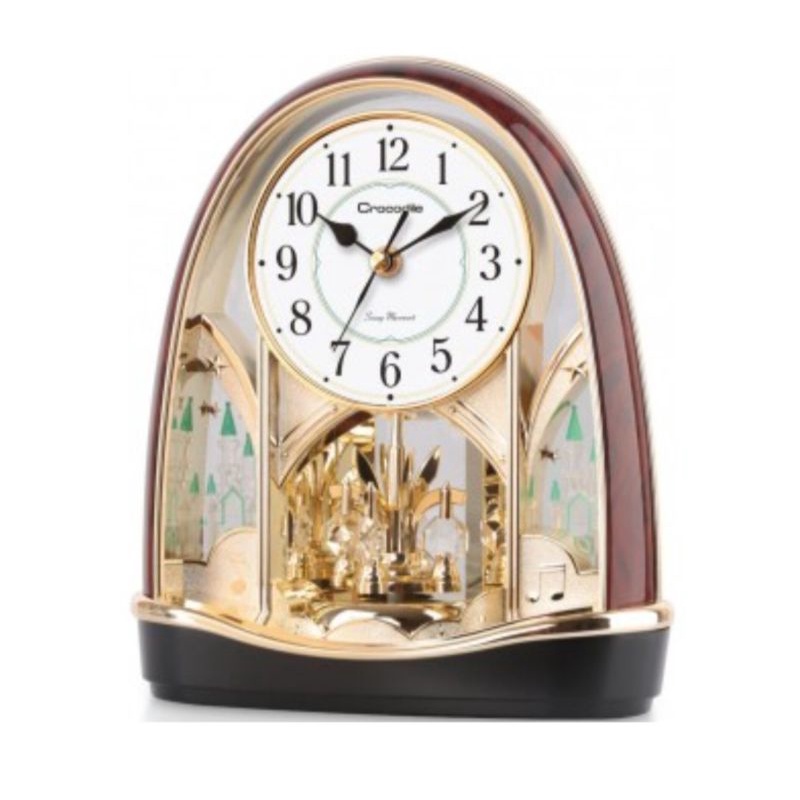 100%ORIGINAL Crocodile Mantel Clock CPT4213ARKS