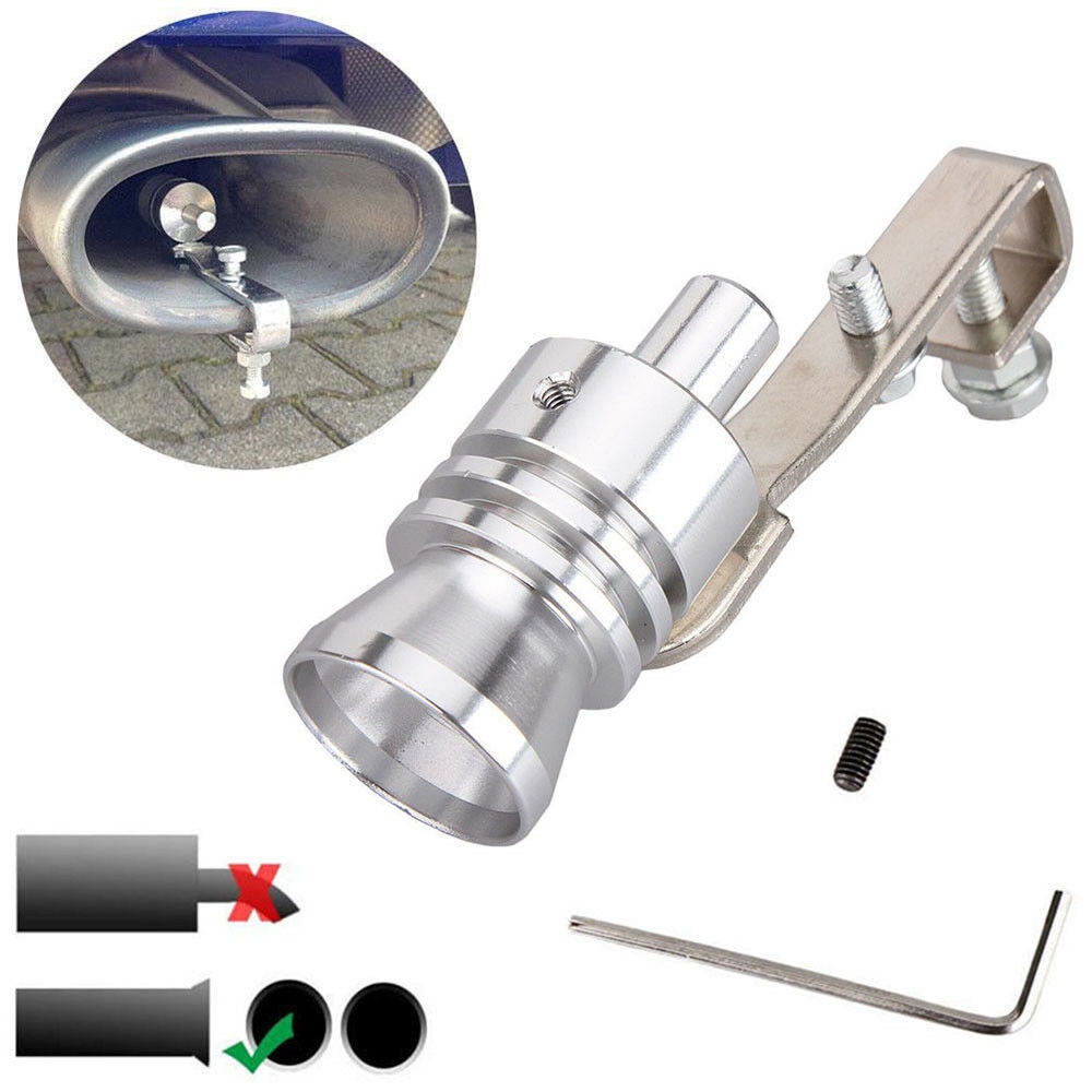 Universal Turbo Sound Whistle Effect Alloy Aluminium Car Motor Exhaust