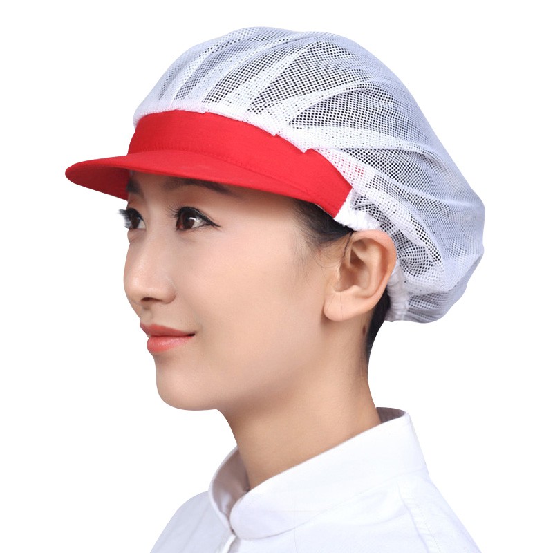 New Chef Hats Breathable Waiter Uniform Work Hat Adjustable Kitchen