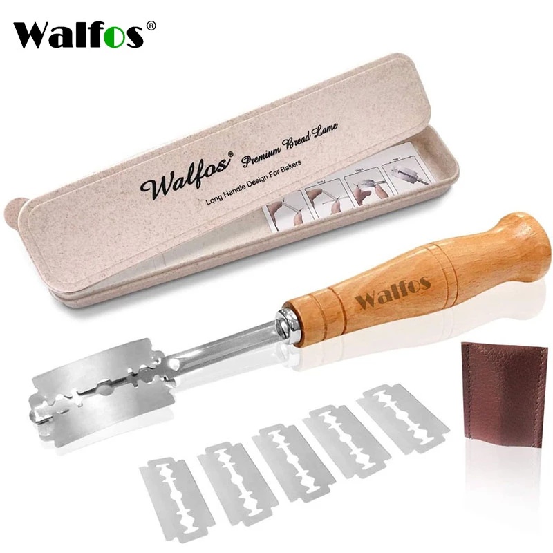 WALFOS Bread Lame New European Bread Arc Curved Dough Scoring Knife