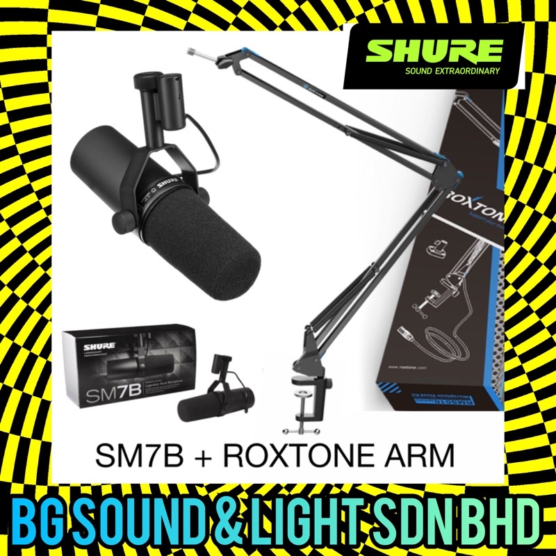 SHURE SM7B Studio Microphone | SM-7B SM7-B SM7B | Shopee Malaysia