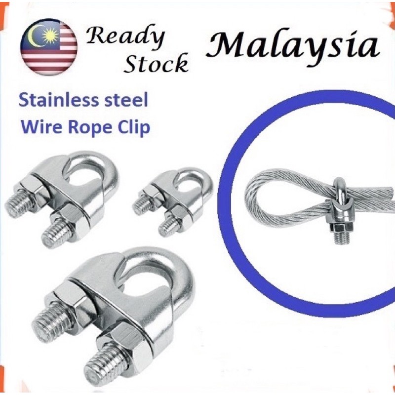 Clip Stainless Steel Wire Clip Cable Clip wire rope clip wire rope ...