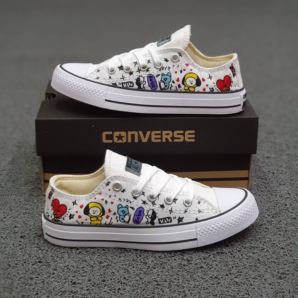 converse bts shoes