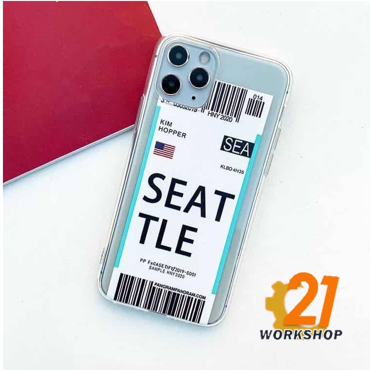Creative Ticket Silicone Soft Casing Case iPhone 11Pro Cover Case