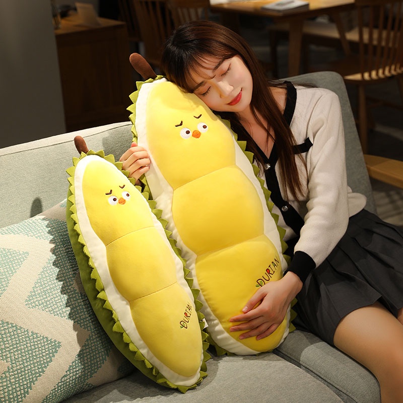 30/50/70cm Stuffed Toy Durian Chick Pillow Cushion Bolster Doll Plush Toy Birthday Valentine Christmas Gift