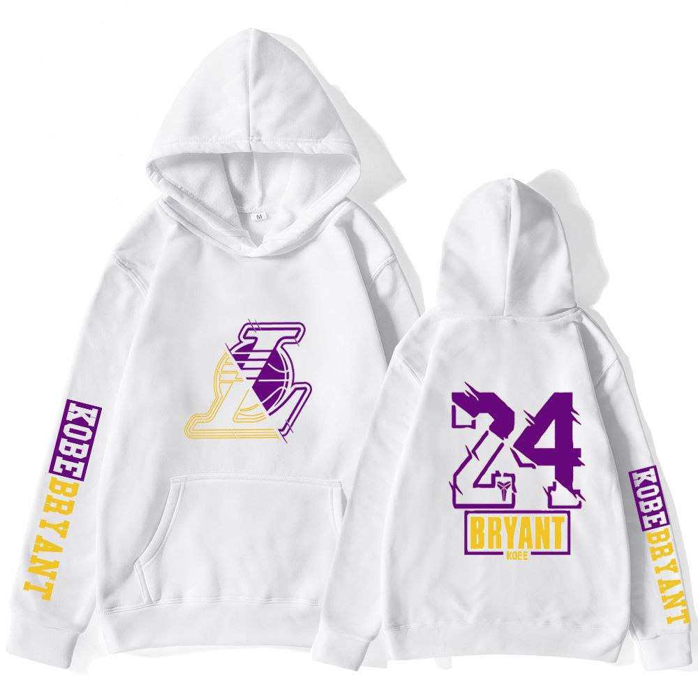 Kobe Bryant Lakers 24 Hoodies Pullover Casual Fashion Men Women Sweatshirts Hip Hop Streetwear Hoodies Kobe Bryant Hoodies 