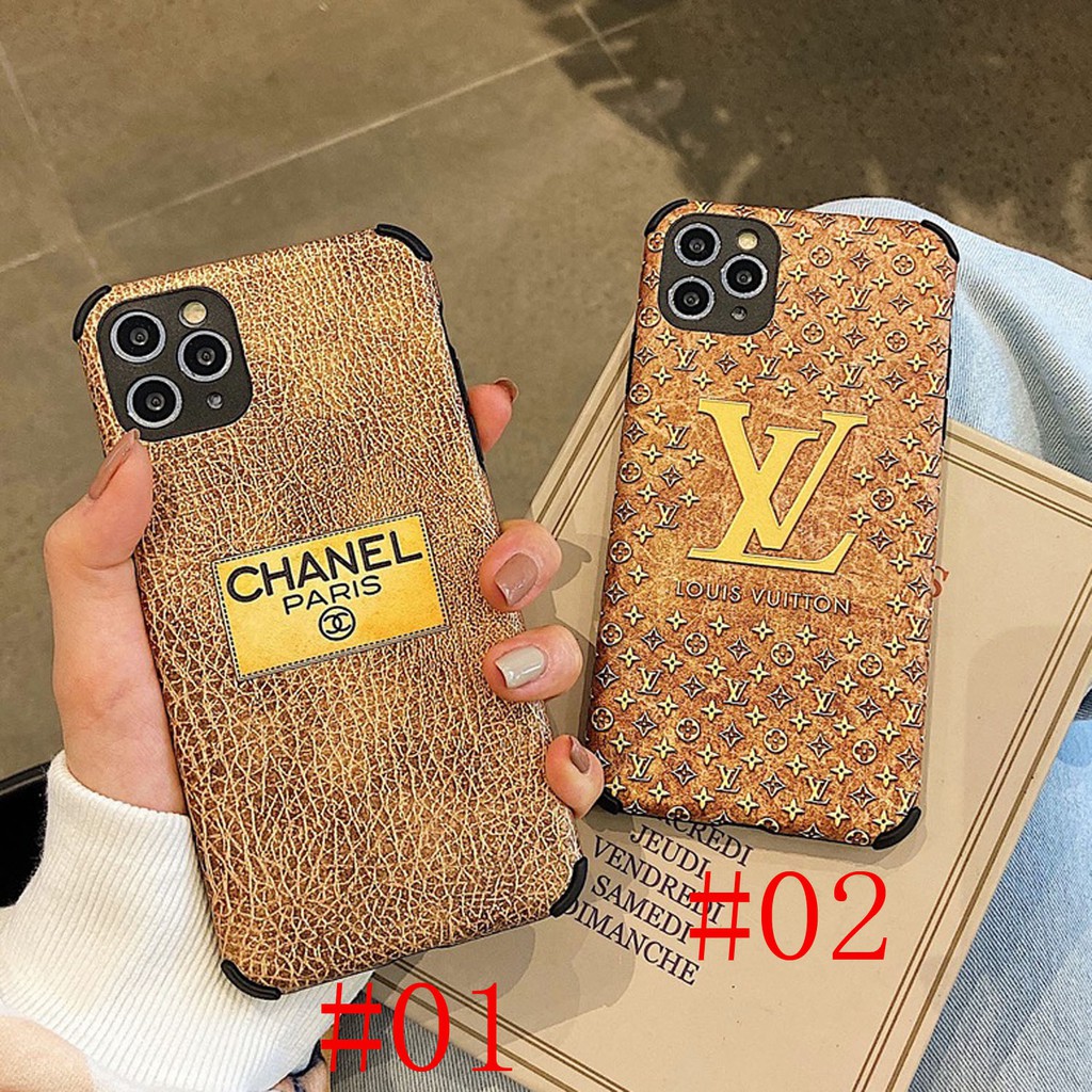 Luxury Iphone 12 Pro 11 Pro Max Cover New Big Name Lv Chanel Paris Drop Proof Tpu Phone Case Iphone 7 8 Plus X Xs Max Xr Case Shopee Malaysia