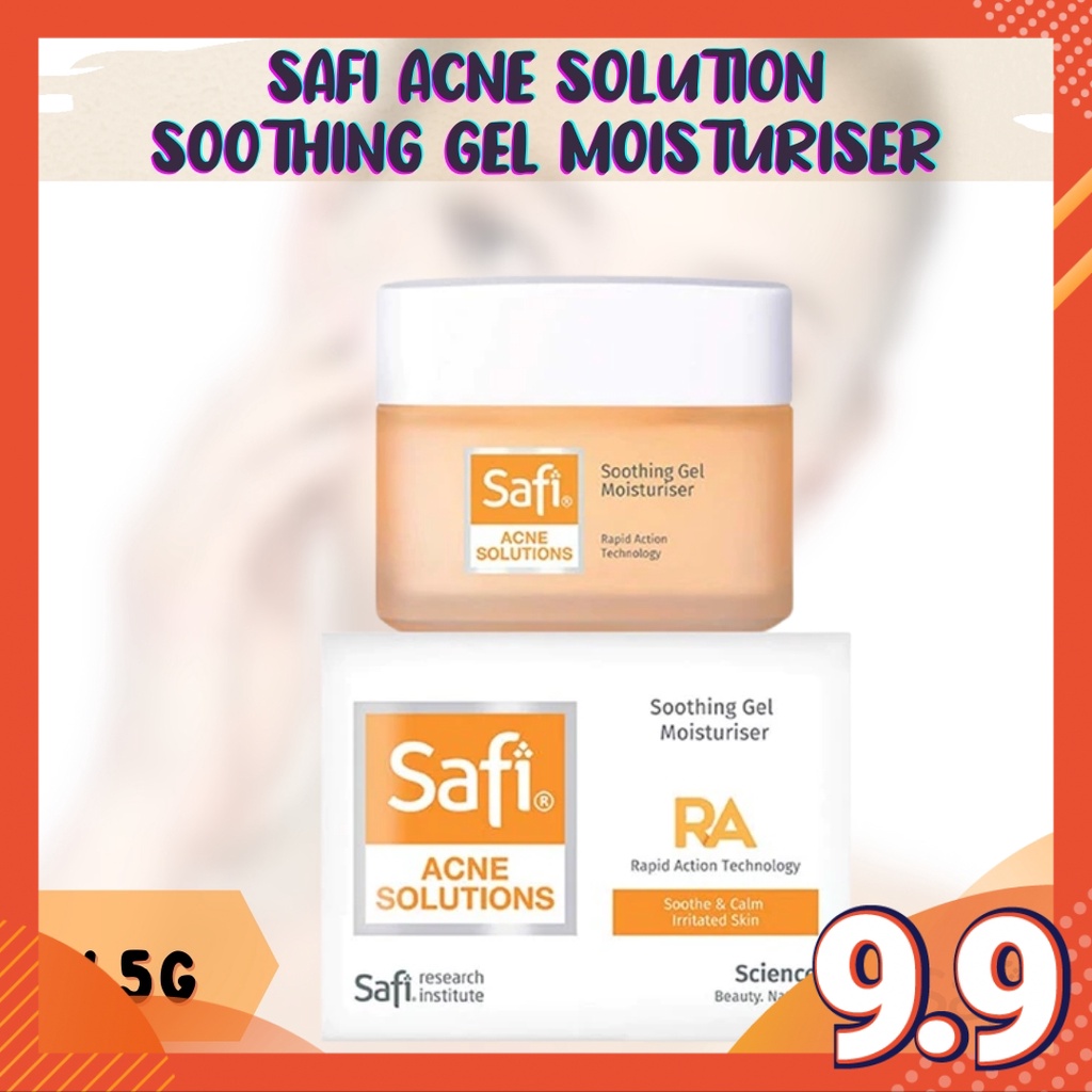 SAFI Acne Solutions Soothing Gel Moisturiser (45G) | Shopee Malaysia