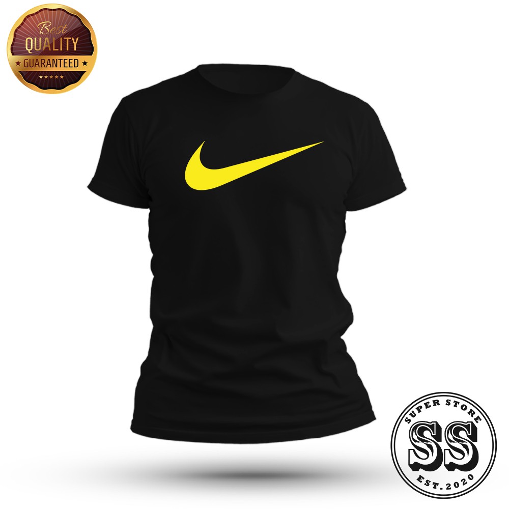 womens yellow nike t shirt