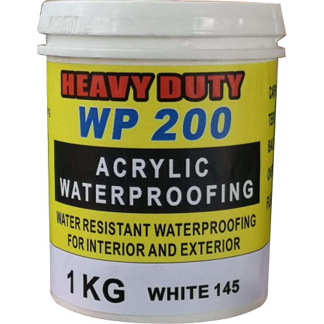 1kg White Wp 200 Acrylic Waterproofing Heavy Duty Water Resistant