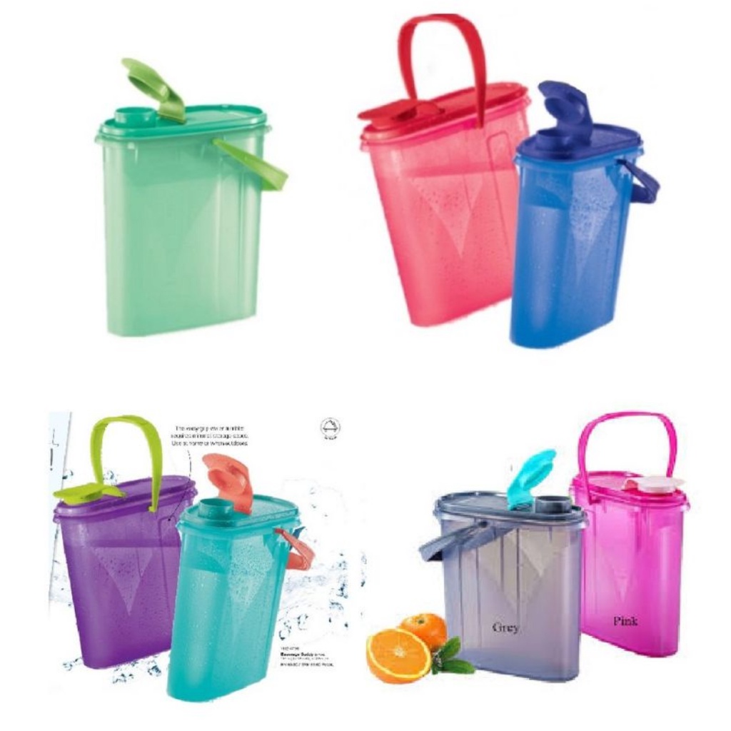 3 warna Tupperware Beverage Buddy 1.9L Botol air tupperware botol