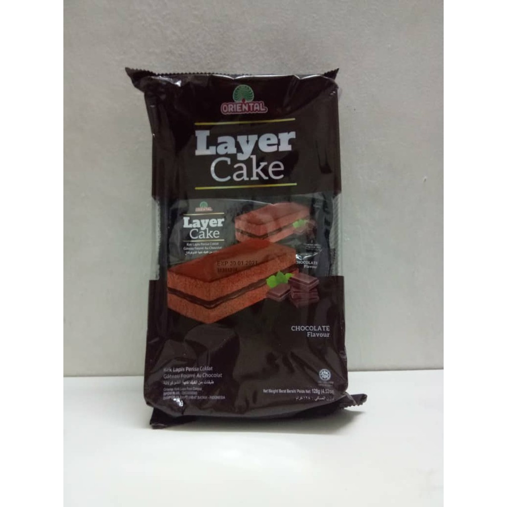 Oriental Layer Cake Chocolate Flavour 128g Shopee Malaysia