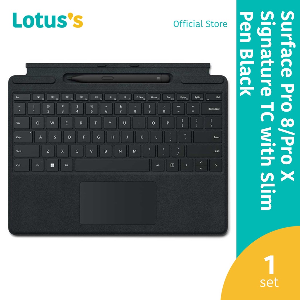 Microsoft Surface Pro 8/Pro X Signature Keyboard Cover with Slim Pen