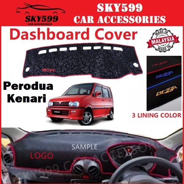 Perodua Kenari Dashboard Cover Anti Slip Thick Dashboard Mat High Quality Shopee Malaysia