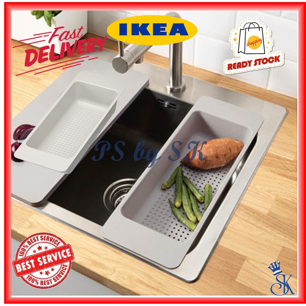 🔥Ready Stock🔥 Original IKEA Colander, grey Shopee Malaysia