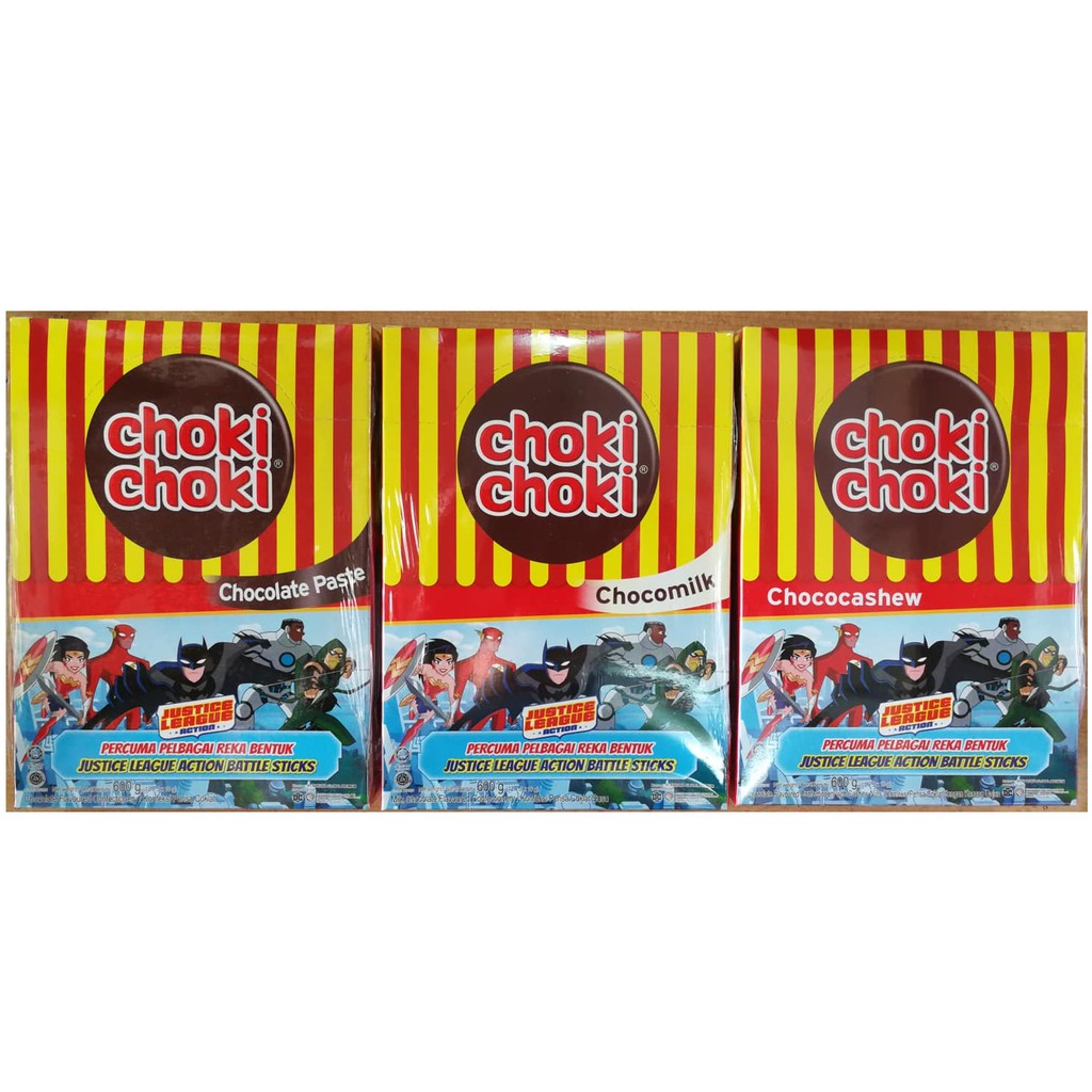 CHOKI-CHOKI CHOCOLATE TUBE CHOCOLATE / CHOCOMILK / CHOCOCASHEW 60PCS ...