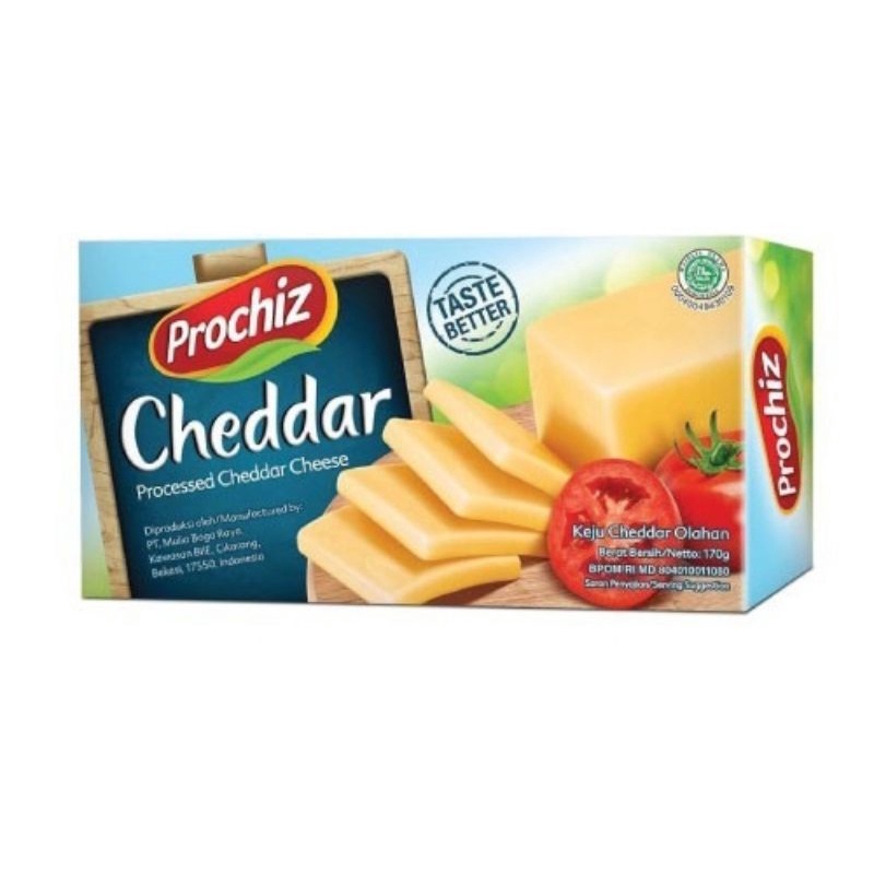 Prochiz Cheddar 170G Halal Processed Cheddar Cheese Shopee Malaysia