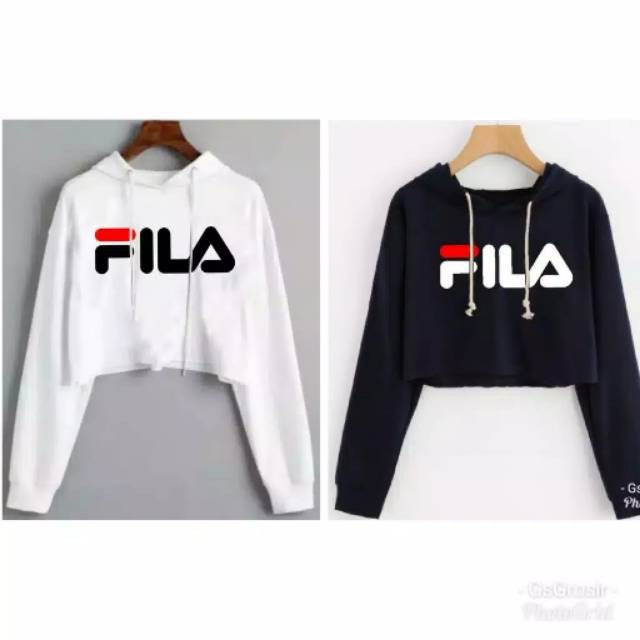 fila sweater crop