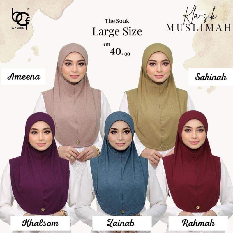 Size L Tudung Souk Bcf Women’s Empowerment