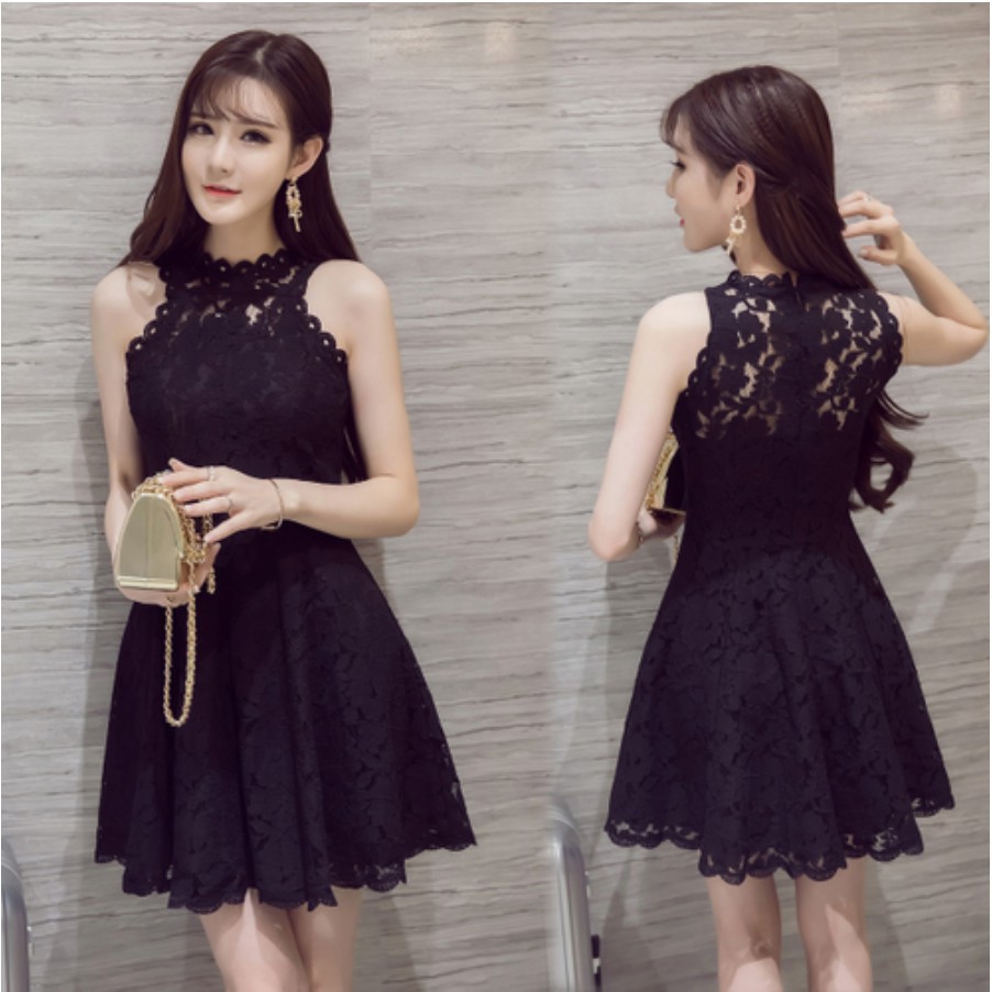 Sexy Lace Skirts Ready Dinner Women Evening Dress Night Club Mini ...