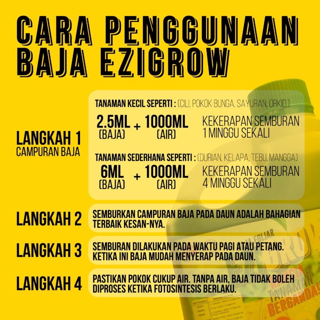 Hot Price Baja Ezigrow 4l Shopee Malaysia