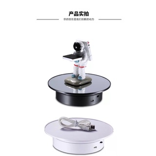20/25cm 360° showcase USB Electric Rotating Turntable Display Stand  Turntable 8inch in Diameter jewelry, watches, model