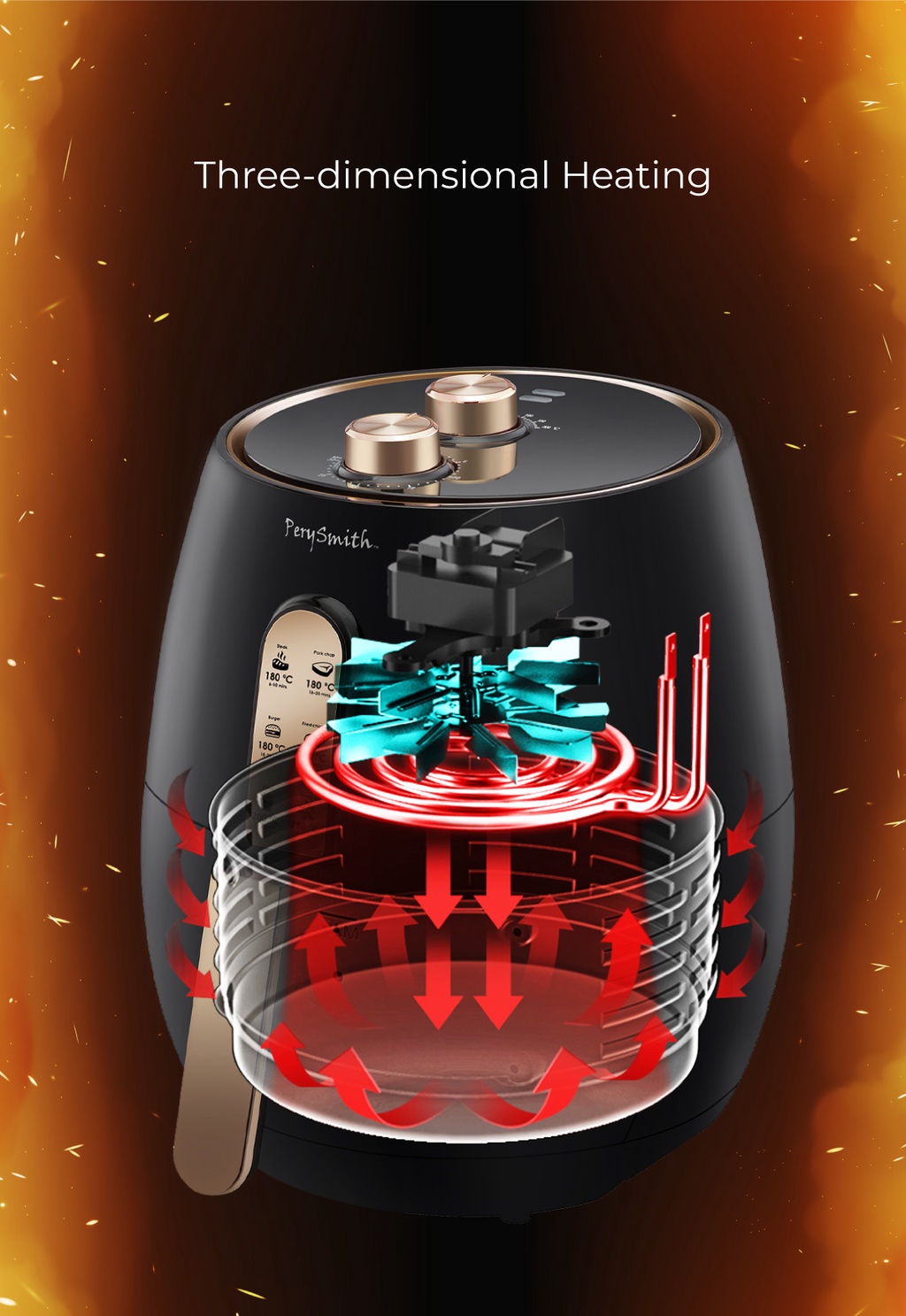 PERYSMITH PS1521 AIR FRYER PerySmith Malaysia