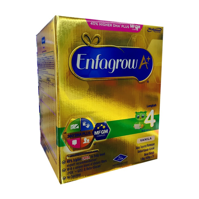 Enfagrow A+ Step 4 1.8kg (Vanilla) | Shopee Malaysia