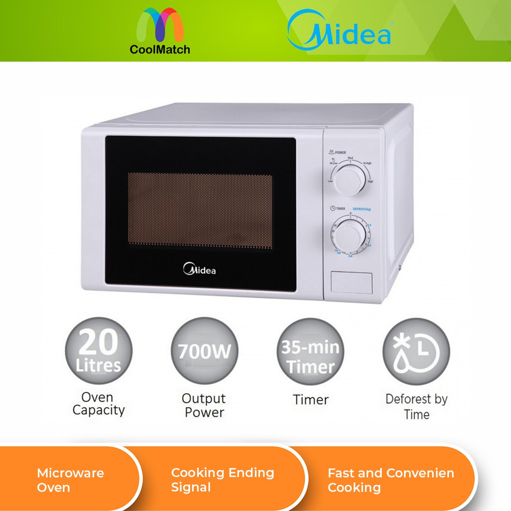 MIDEA 20L COUNTERTOP MICROWAVE OVEN MM720CGE Shopee Malaysia