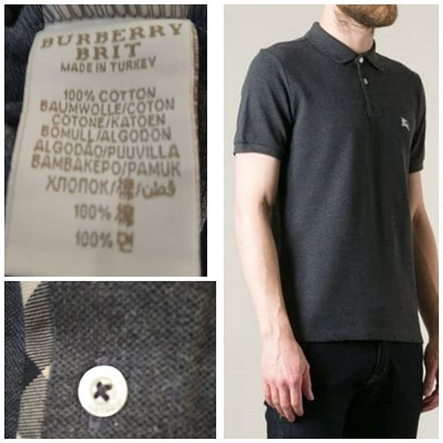 Burberry brit polo shirt for men 
