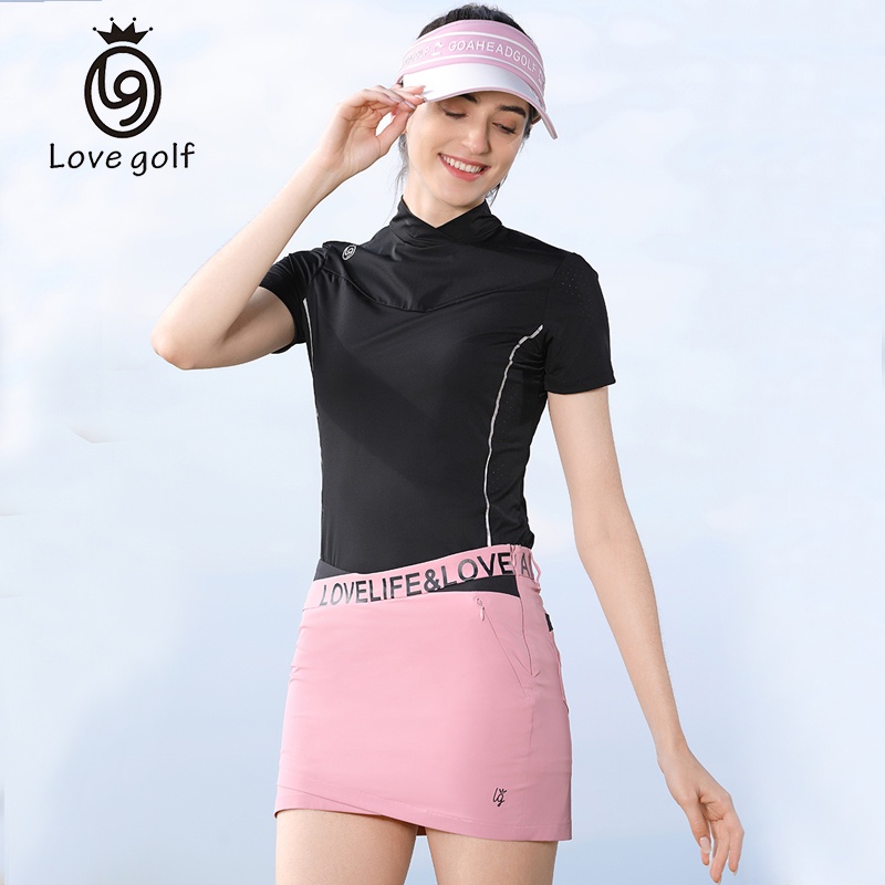 LG golf Clothing Ladies Slim-Fit Slimmer Look Hip-Wrapped Short Skirt Korean Anti-Glare Wom