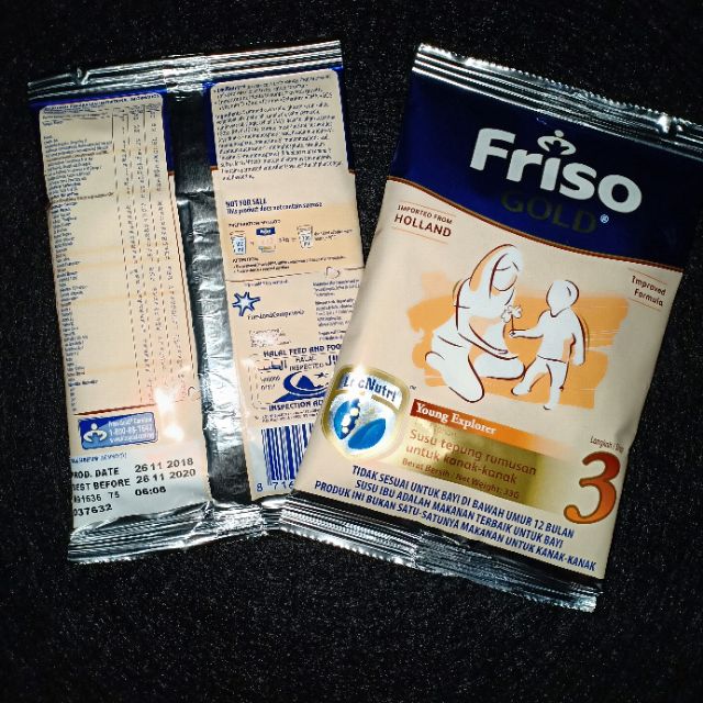 Sample Pack Friso Gold Step 3 Improve Formula Shopee Malaysia