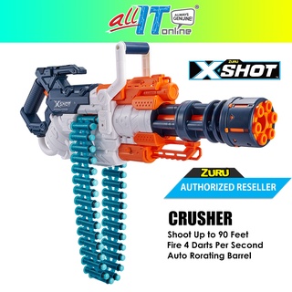 ZURU X-SHOT/XSHOT/XSHOTS Excel Crusher Gun Blaster Toy for Boys 36382 ...