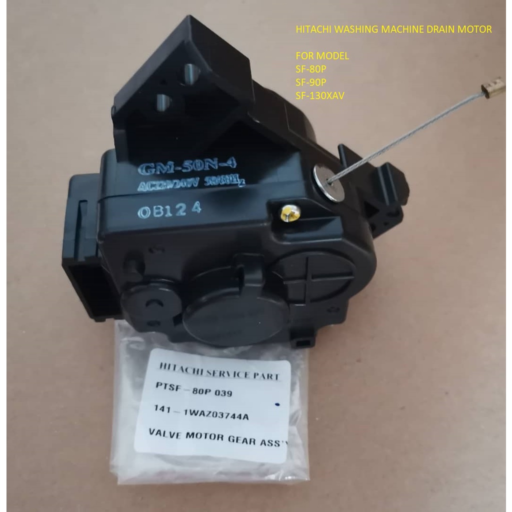 HITACHI WASHING MACHINE DRAIN MOTOR(VALVE MOTOR GEAR) SF-80P/90P,SF ...