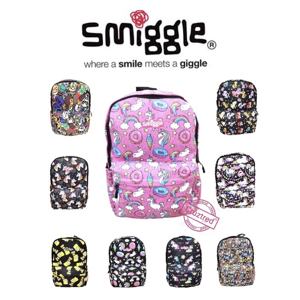 Smiggle School Bag Budak Beg Sekolah Smiggle School Bags Sekolah Beg ...