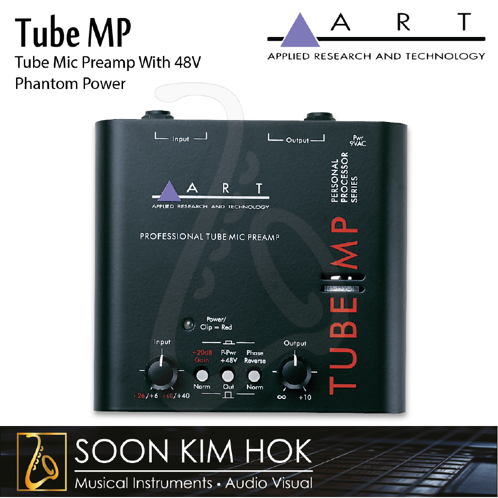ART Tube MP Tube Mic Preamp With 48V Phantom Power | Shopee Malaysia