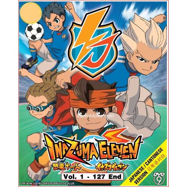 Dvd Anime Inazuma Eleven Vol 1 127 End Shopee Malaysia