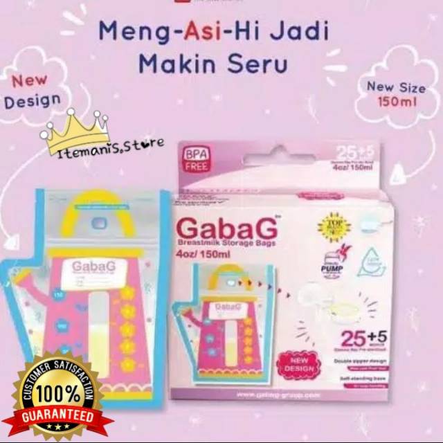 Gabag Breast Milk Bag 150 ML / Plastic Breast Milk 150ML Shopee Malaysia