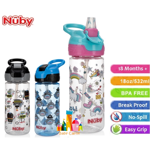 Nuby Tritan Flip-It Active Cup (18oz/532ml) | Shopee Malaysia