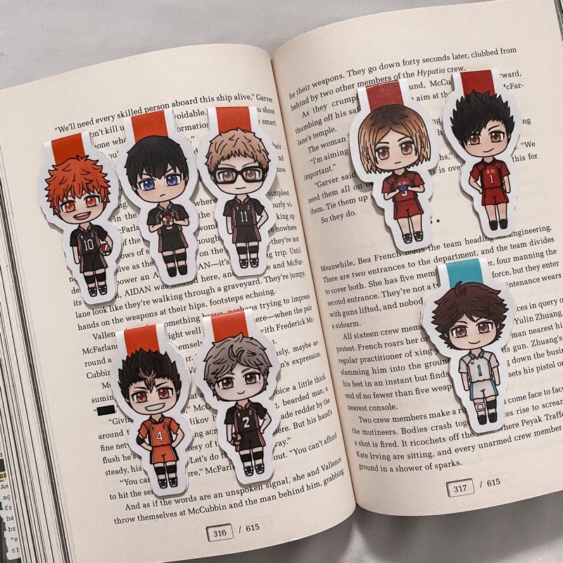 buy haikyuu magnetic bookmarks seetracker malaysia