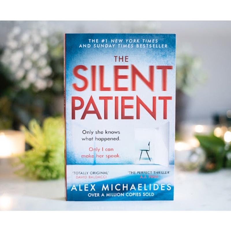 Silent Patient by Alex Michaelides.Bestseller book.Buku Tiktok,Booktok,Bookstagram trending